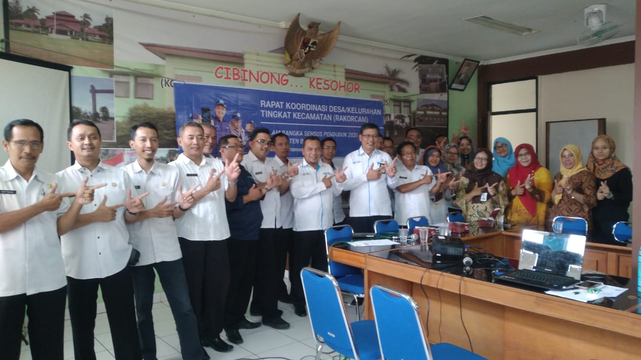 Kec.Cibinong siap mensukseskan Sensus Penduduk tahun 2020