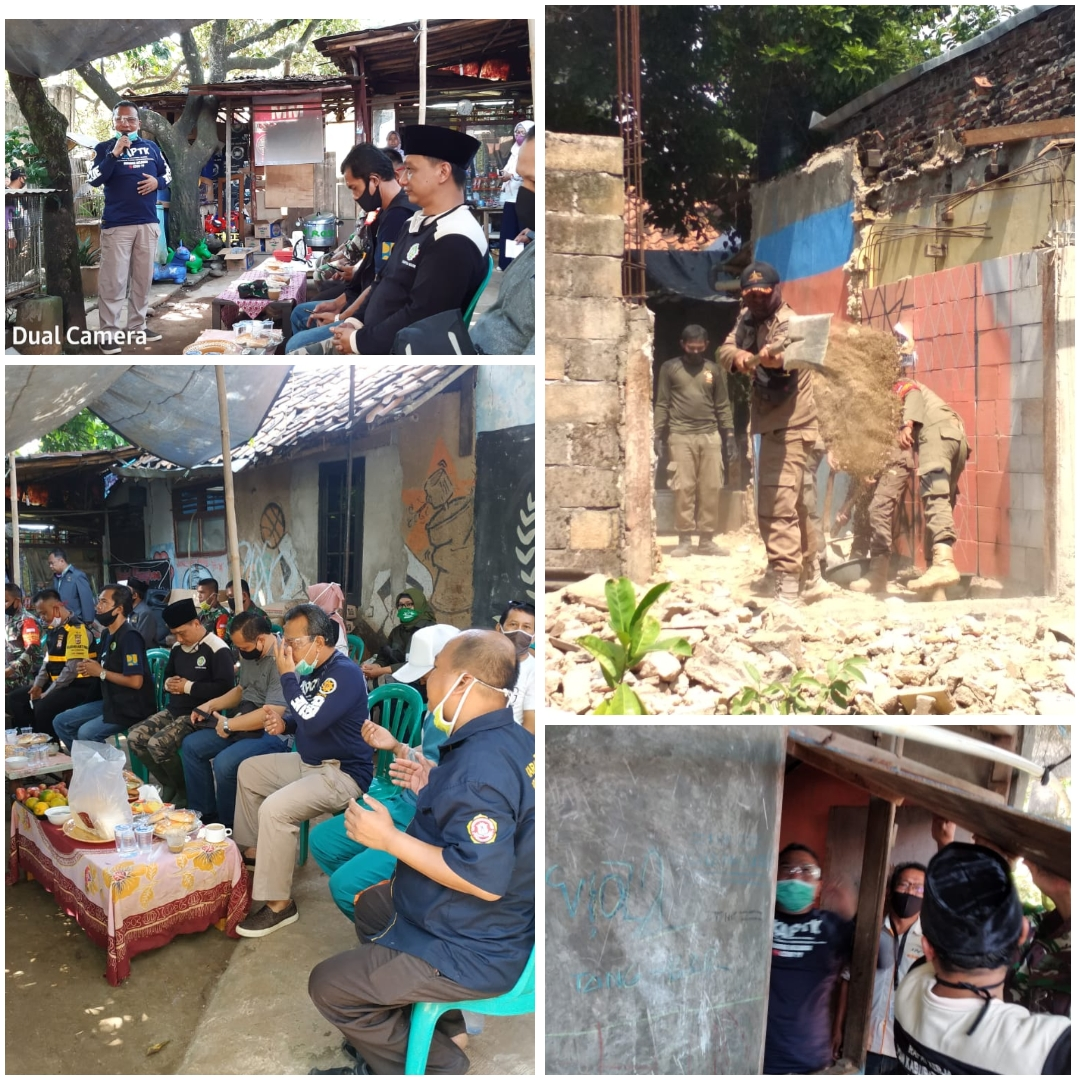 Camat Cibinong Menghadiri giat bedah rumah