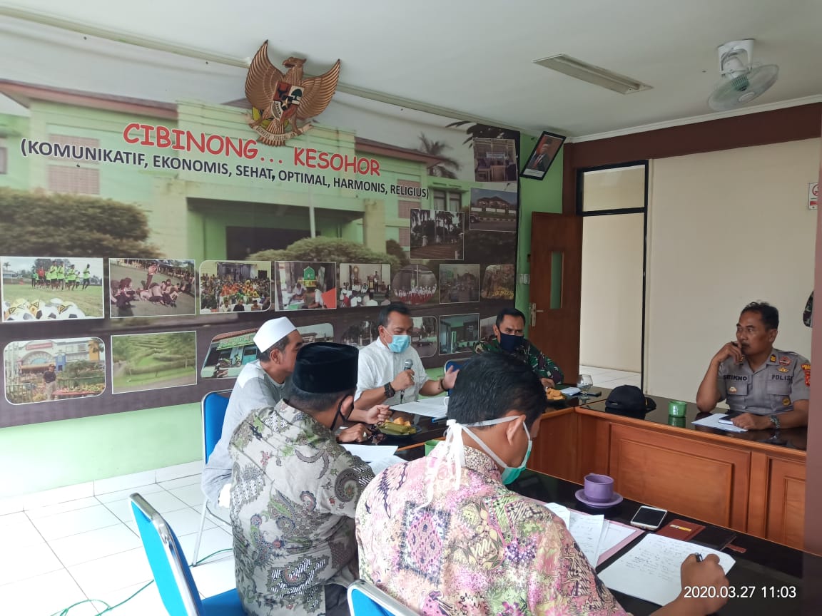 Pembentukan Satgas Pencegahan Virus Corona Kecamatan Cibinong
